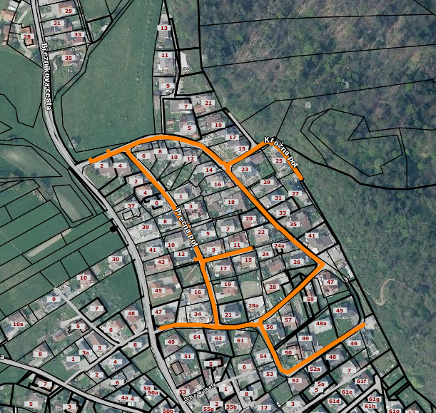 Označena trasa del in zapore, ki bo potekala v več fazah.